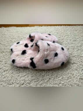 Sz Medium Victoria Secret Polka Dot Slippers